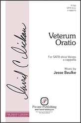 Veterum Oratio SATB choral sheet music cover